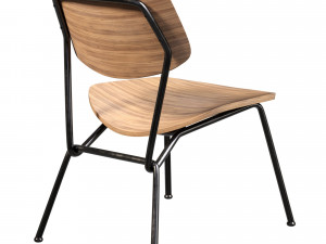 STRAIN Plywood Easy Chair 3D Model