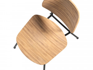 STRAIN Plywood Easy Chair 3D Model