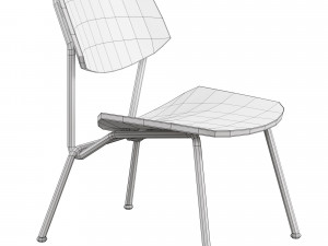 STRAIN Plywood Easy Chair 3D Model