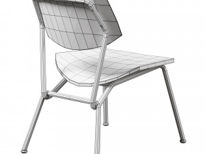 STRAIN Plywood Easy Chair 3D Model