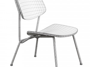 STRAIN Plywood Easy Chair 3D Model