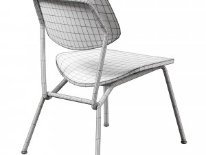 STRAIN Plywood Easy Chair 3D Model