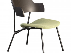 STRAIN Plywood Chair with integrated cushion 3D Model