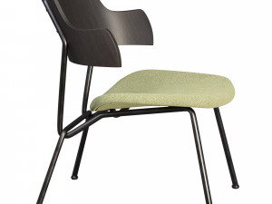 STRAIN Plywood Chair with integrated cushion 3D Model