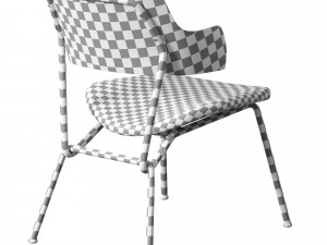STRAIN Plywood Chair with integrated cushion 3D Model