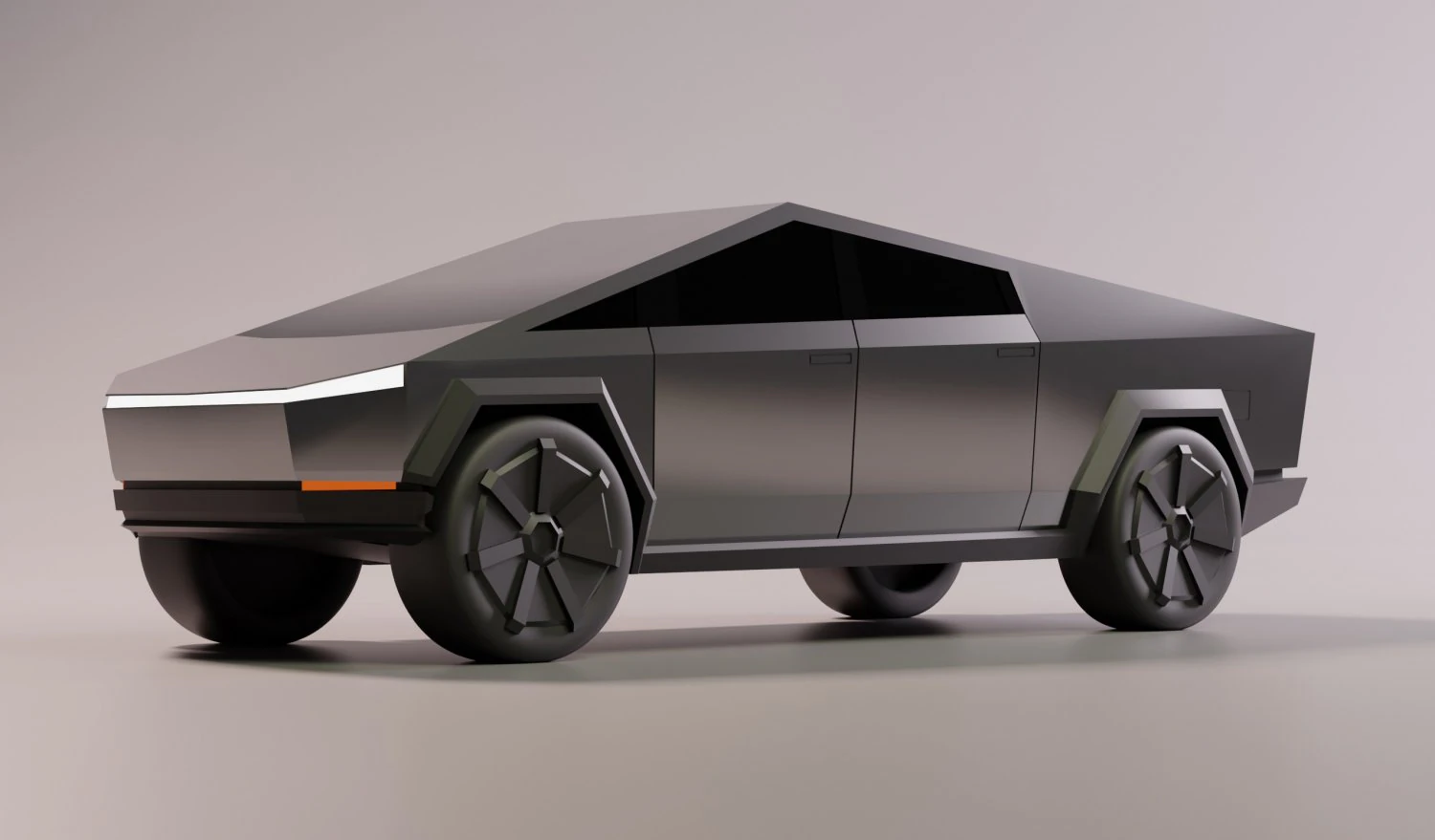 Tesla Cybertruck 3D Model .c4d .max .obj .3ds .fbx .stl .blend