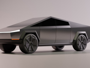 Tesla Cybertruck 3D 模型