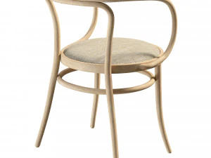 Thonet Padded Chair 3D Model