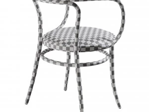 Thonet Padded Chair 3D Model