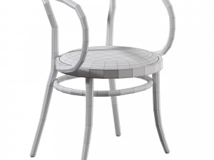 Thonet Padded Chair 3D मॉडल