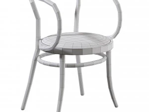 Thonet Padded Chair 3D Model