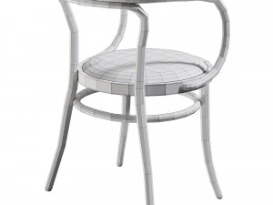 Thonet Padded Chair 3D Model