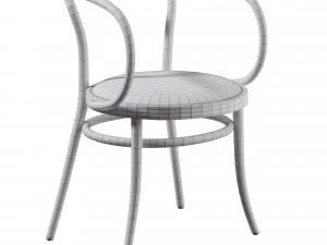Thonet Padded Chair 3D Model