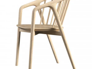 Tacoma Carver Dining Chair 3D Model