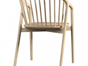 Tacoma Carver Dining Chair 3D Model