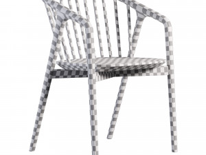 Tacoma Carver Dining Chair Modelo 3D