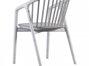 Tacoma Carver Dining Chair Modelo 3D