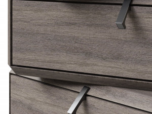 Teorema Sectional wooden chest of drawers Modello 3D