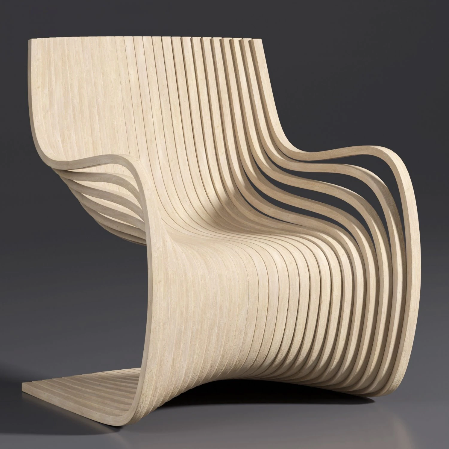 Pipo Chair 3D Model .c4d .max .obj .3ds .fbx .stl .blend 