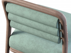 Lovano Dining Chair 3D Model