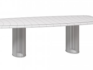 Luna Bianca Table By Bonaldo 3D Model