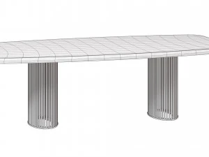 Luna Bianca Table By Bonaldo 3D Model