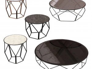 Arbor-tafels van Bonaldo 3D Model