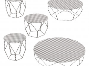 Arbor Tables by Bonaldo Modelo 3D