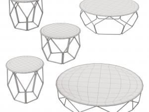 Arbor Tables by Bonaldo Modelo 3D