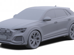 Audi RS Q8 3D मॉडल