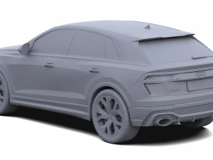 Audi RS Q8 3D Model