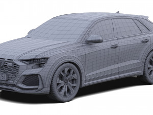 Audi RS Q8 3D मॉडल
