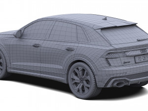 Audi RS Q8 3D मॉडल