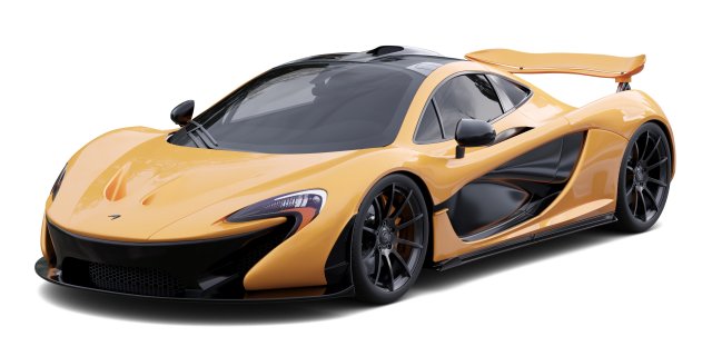 McLaren P1 3D 模型 .c4d .max .obj .3ds .fbx .stl .blend
