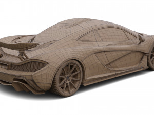 McLaren P1 3D 模型