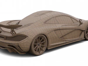 McLaren P1 3D Model