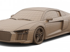 Audi R8 3D Model
