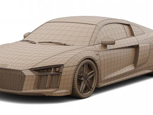 Audi R8 3D Model