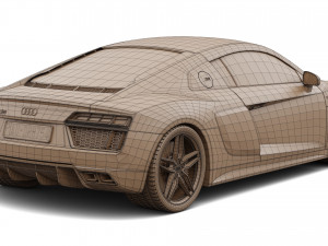 Audi R8 3D Model