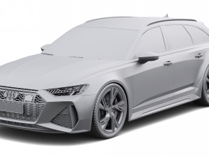 Audi RS6 Avant Modello 3D