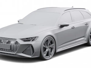 Audi RS6 Avant 3D Model