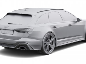 Audi RS6 Avant Modello 3D