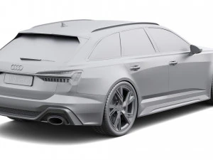 Audi RS6 Avant 3D Model