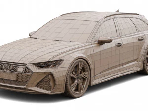 Audi RS6 Avant 3D Model