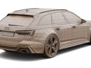 Audi RS6 Avant 3D Model