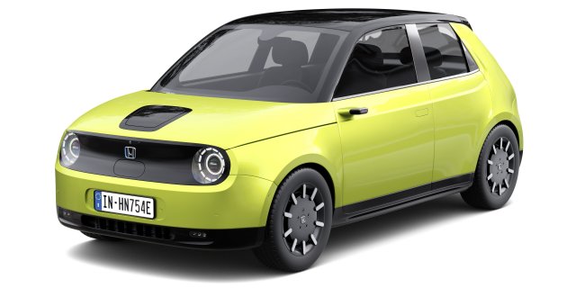 Honda E Advance 3D Model .c4d .max .obj .3ds .fbx .stl .blend 