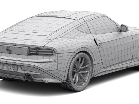 NISSAN 400 Z 3D 모델