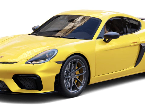 Porsche 718 Cayman GT4 Modello 3D