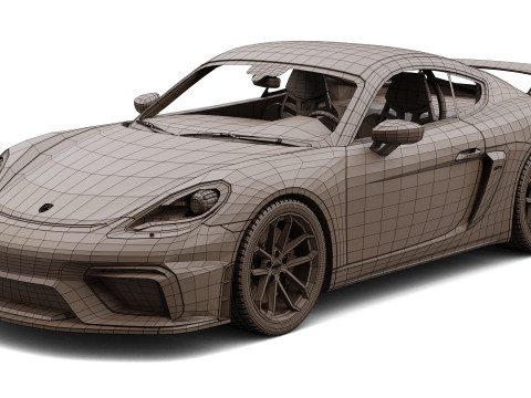 Porche 718 Cayman GT4 Model 3D