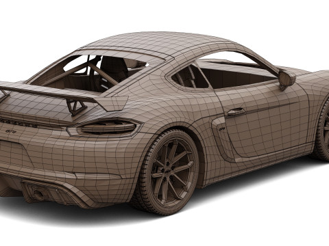 Porche 718 Cayman GT4 Model 3D